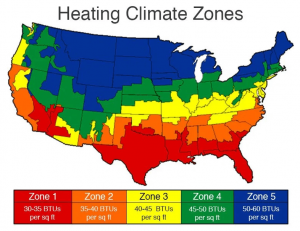 American Zone Map