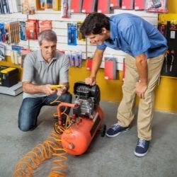 Attaching a Air Compressor for Winterize RV