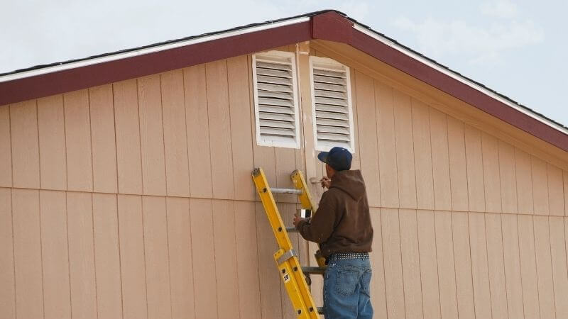 How to paint mobile home paneling