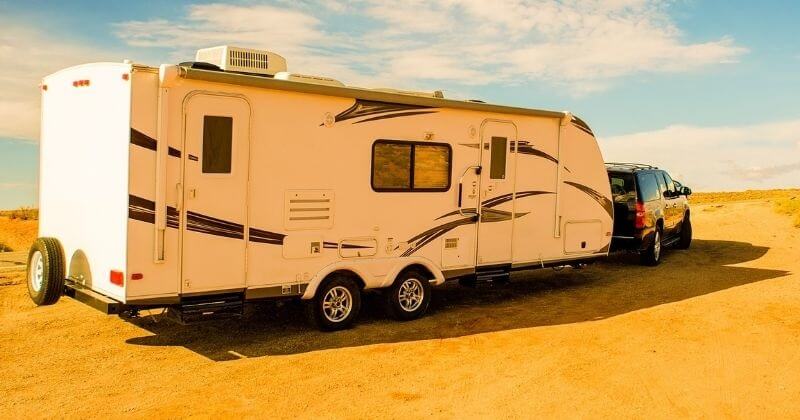 Mobile home on wheels called Trailer