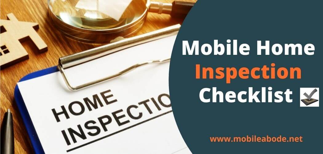 Mobile Home Inspection Checklist