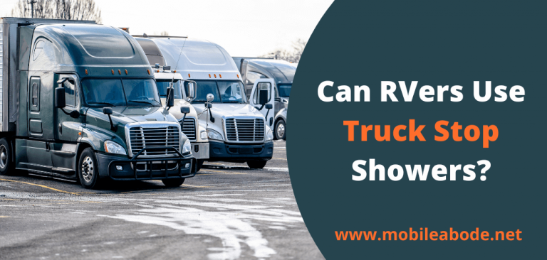 Can RVers Use Truck Stop Showers?