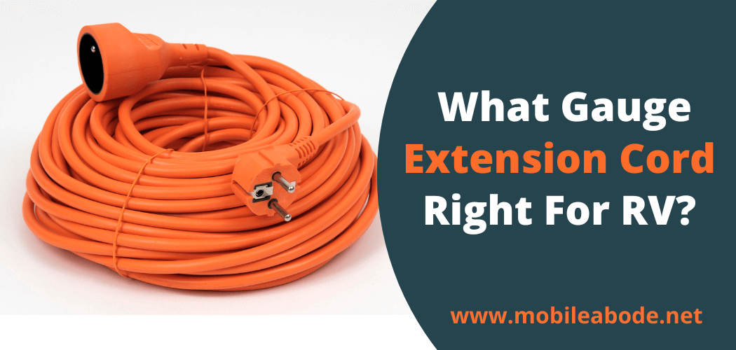 What Gauge Extension Cord For RV?