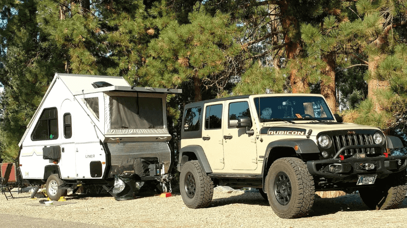 Using a Jeep Wrangler to Tow a Camper