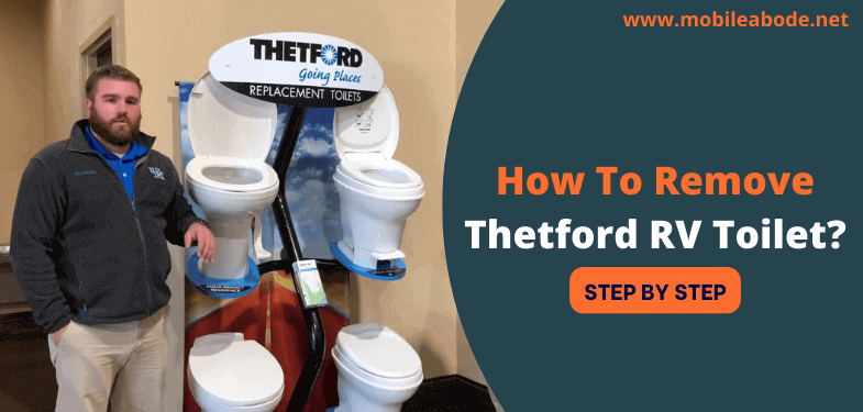 Thetford RV toilet removal