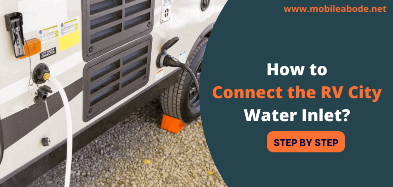 RV Water Inlet Connection
