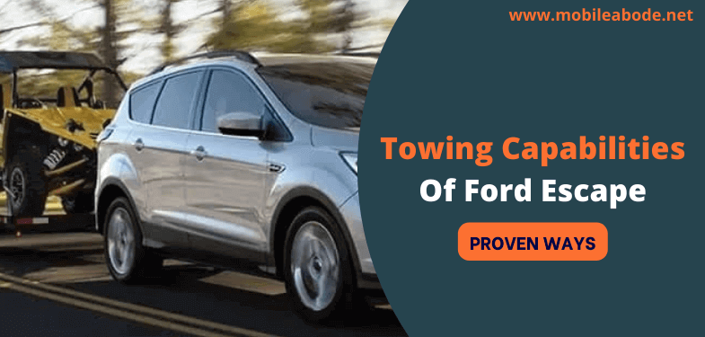 Can Ford Escape tow camper